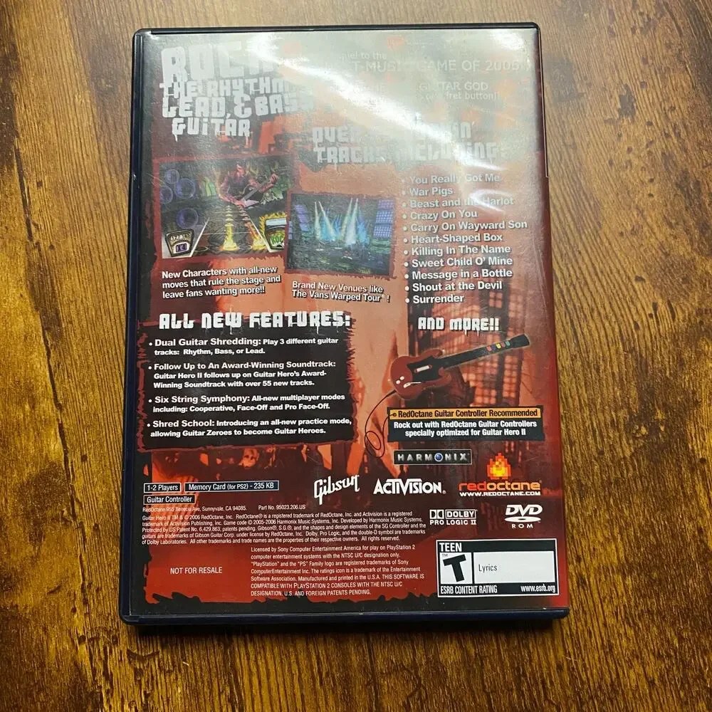 Guitar Hero II (Sony PlayStation 2, 2006)